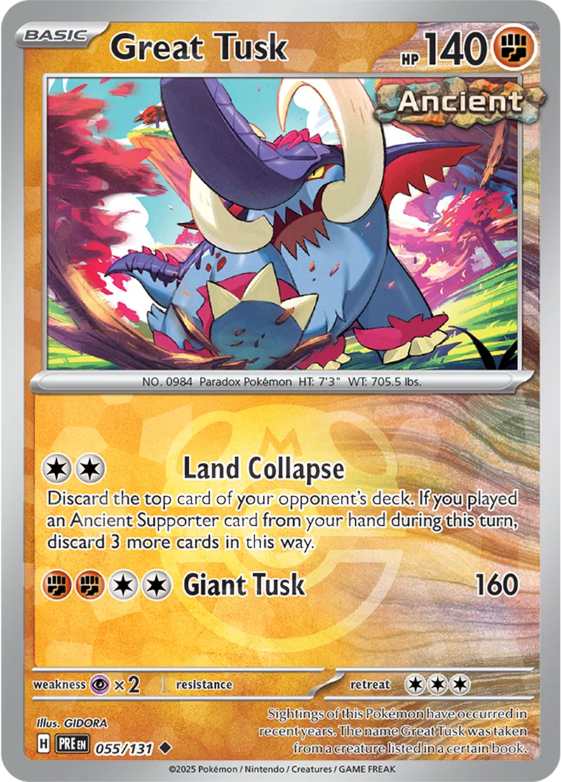 Great Tusk Master Ball Holo